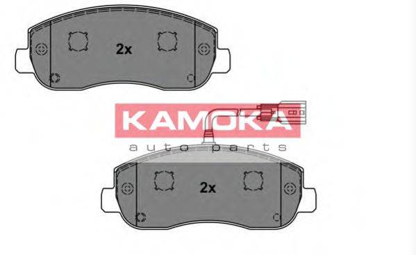 KAMOKA 101145 Комплект гальмівних колодок, дискове гальмо