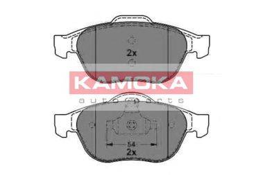 KAMOKA JQ1013082 Комплект гальмівних колодок, дискове гальмо