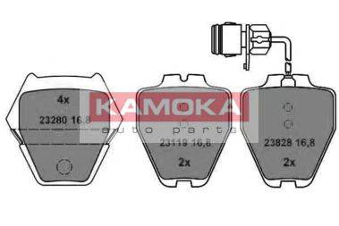 KAMOKA JQ1013420 Комплект гальмівних колодок, дискове гальмо