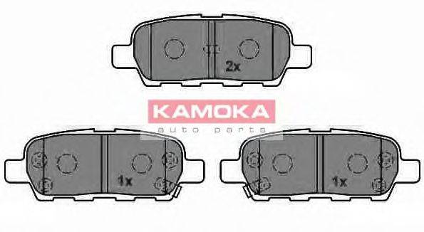 KAMOKA JQ1013386 Комплект гальмівних колодок, дискове гальмо
