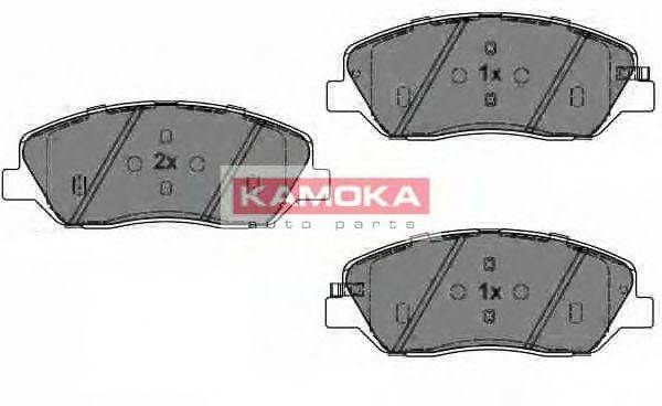 KAMOKA 24352 Комплект гальмівних колодок, дискове гальмо
