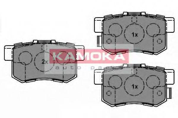 KAMOKA 23652 Комплект гальмівних колодок, дискове гальмо