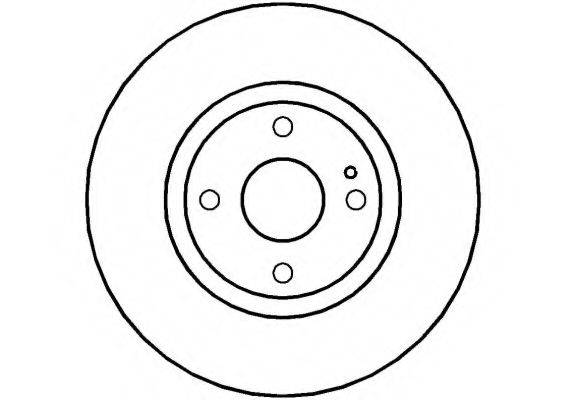 NATIONAL NBD1431 гальмівний диск