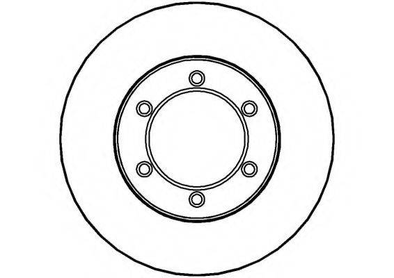NATIONAL NBD1435 гальмівний диск