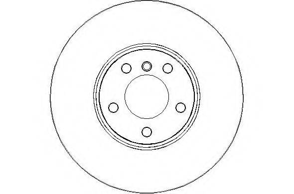 NATIONAL NBD1524 гальмівний диск