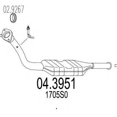 MTS 043951 Каталізатор