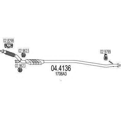 MTS 044136 Каталізатор