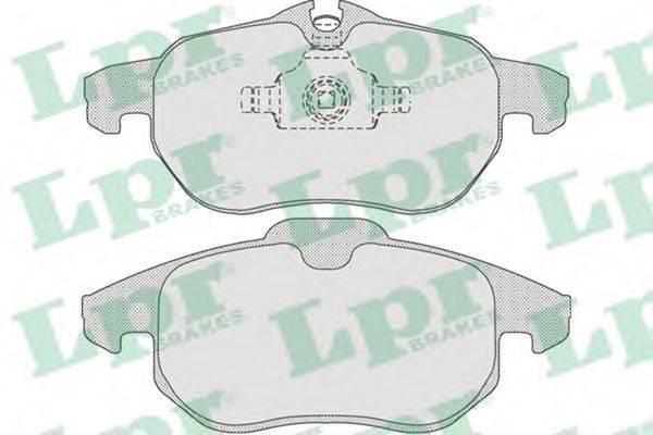 LPR 23403 Комплект гальмівних колодок, дискове гальмо