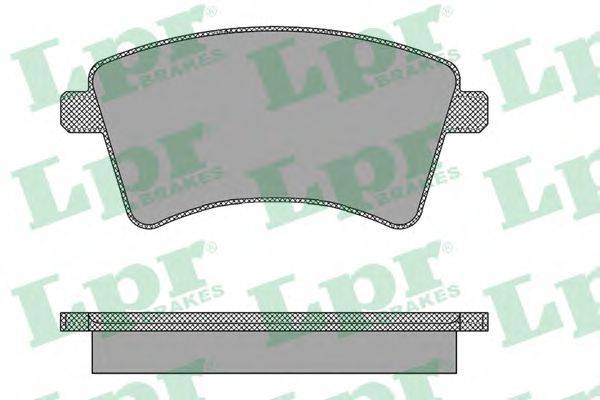 LPR 24693 Комплект гальмівних колодок, дискове гальмо