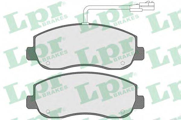 LPR 25147 Комплект гальмівних колодок, дискове гальмо