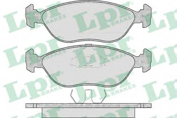 LPR 20147 Комплект гальмівних колодок, дискове гальмо