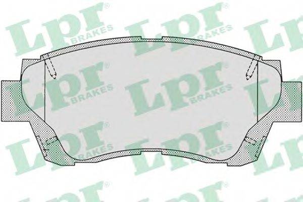 LPR 21791 Комплект гальмівних колодок, дискове гальмо
