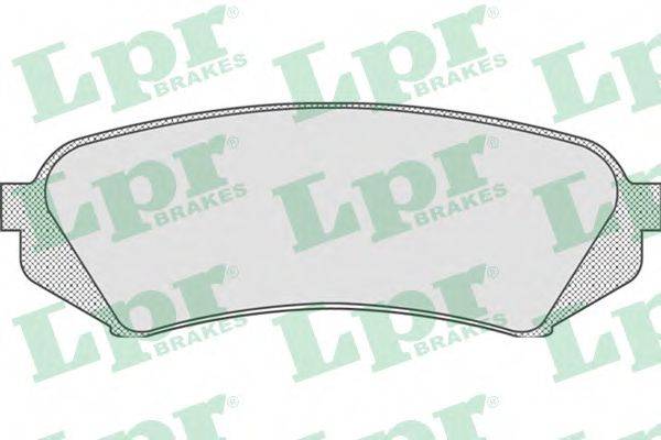 LPR 23539 Комплект гальмівних колодок, дискове гальмо