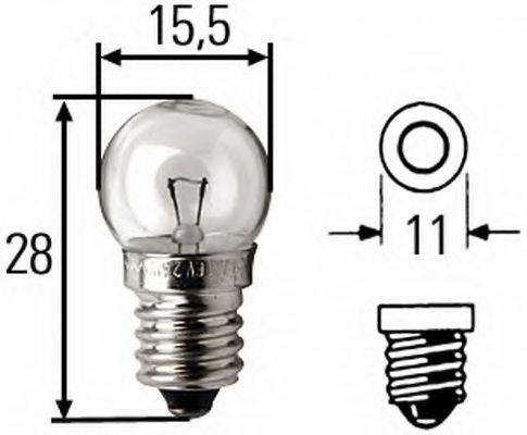 OSRAM 3724 Лампа розжарювання, ліхтар покажчика повороту; Лампа розжарювання; Лампа розжарювання, ліхтар покажчика повороту