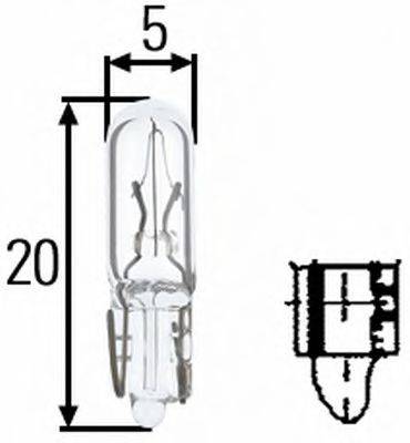 FERRARI 383 10050 2 Лампа розжарювання; додатковий ліхтар сигналу гальмування; Лампа розжарювання, додатковий ліхтар сигналу гальмування