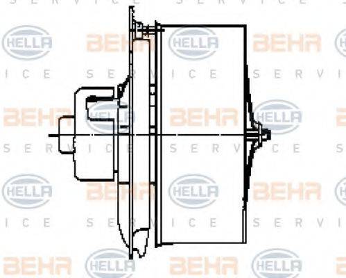 MERCEDES-BENZ A 001 830 04 08 Вентилятор салону