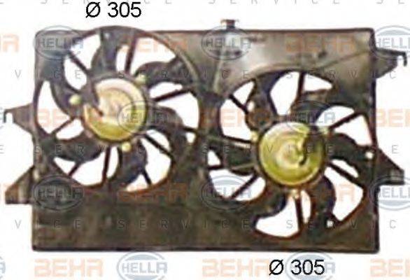 FORD 95BB8C607GE Вентилятор, охолодження двигуна
