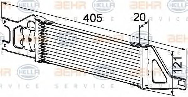 MERCEDES-BENZ A 169 500 05 00 Олійний радіатор, автоматична коробка передач