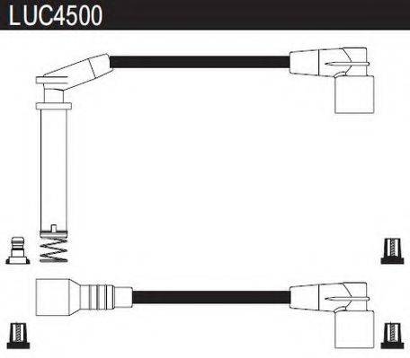 LUCAS ELECTRICAL LUC4500 Комплект дротів запалювання