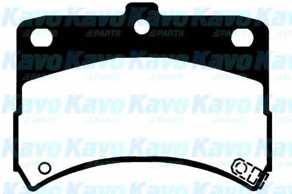 KAVO PARTS BP1513 Комплект гальмівних колодок, дискове гальмо