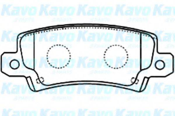 KAVO PARTS BP9079 Комплект гальмівних колодок, дискове гальмо