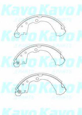 KAVO PARTS BS7432 Комплект гальмівних колодок