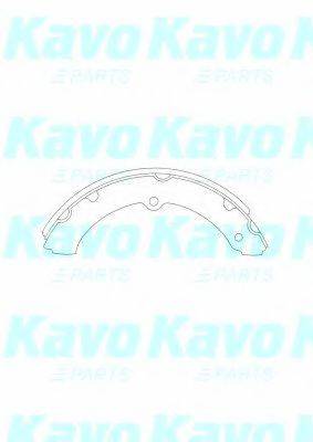 TOYOTA 04494-36100 Комплект гальмівних колодок