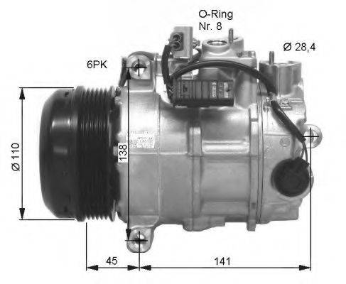 MERCEDES-BENZ A0032308711 Компресор, кондиціонер