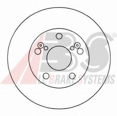 A.B.S. 16158 гальмівний диск