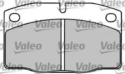 VALEO 597008 Комплект гальмівних колодок, дискове гальмо