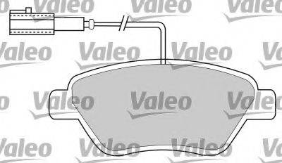 VALEO 601099 Комплект гальмівних колодок, дискове гальмо
