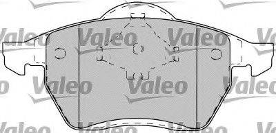 VALEO 540497 Комплект гальмівних колодок, дискове гальмо