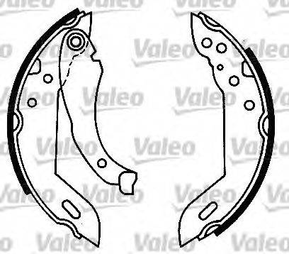 VALEO 554676 Комплект гальмівних колодок