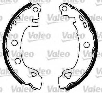 VALEO 554782 Комплект гальмівних колодок
