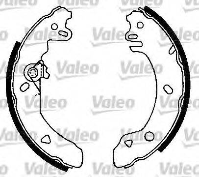VALEO 554716 Комплект гальмівних колодок