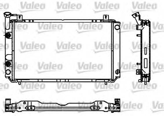 VALEO 731661 Радіатор, охолодження двигуна