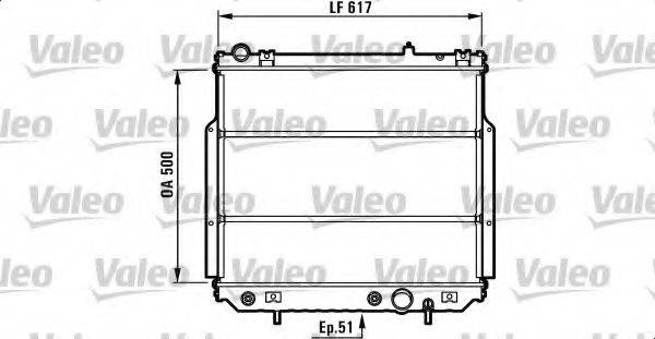 JEEP 52079498AB Радіатор, охолодження двигуна