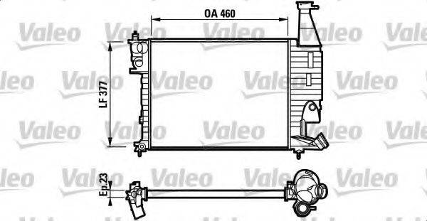 VALEO 732564 Радіатор, охолодження двигуна