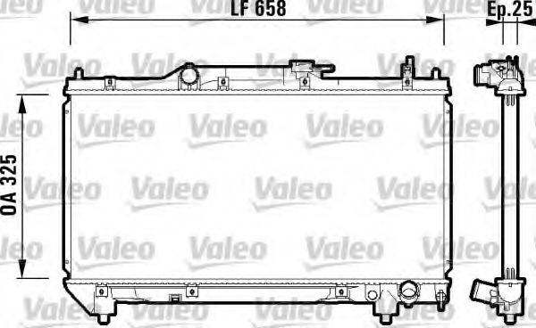 NPS T156A53 Радіатор, охолодження двигуна