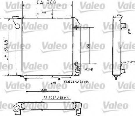 RENAULT 7700775262 Радіатор, охолодження двигуна