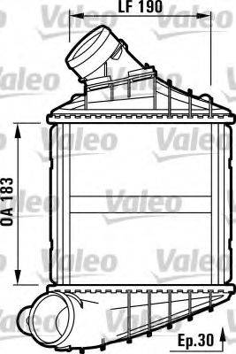 VALEO 817459 Інтеркулер