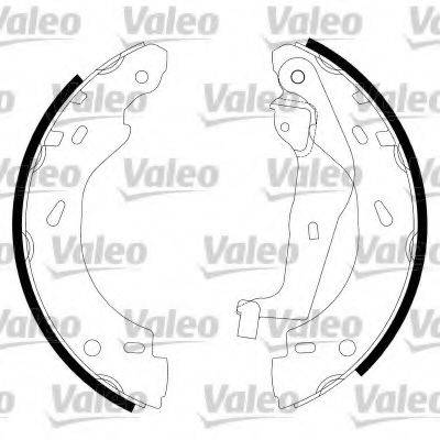 VALEO K247 Комплект гальмівних колодок