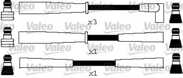 VALEO 346647 Комплект дротів запалювання