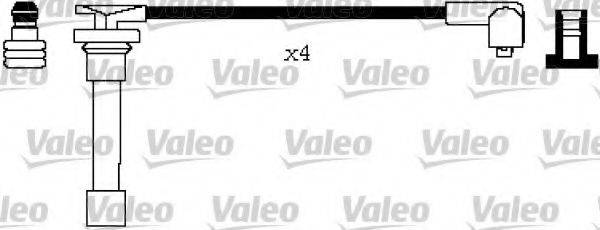 VALEO 346598 Комплект дротів запалювання