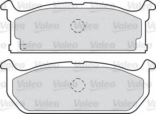 VALEO 21252 Комплект гальмівних колодок, дискове гальмо