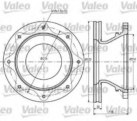 VOLVO 67968644 гальмівний диск