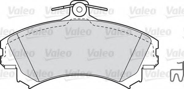 VALEO 21920 Комплект гальмівних колодок, дискове гальмо
