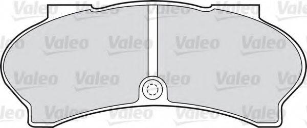 VALEO 598594 Комплект гальмівних колодок, дискове гальмо