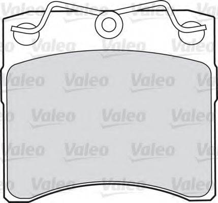 VALEO 20652 Комплект гальмівних колодок, дискове гальмо