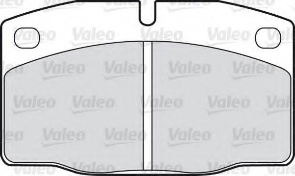 VALEO 598333 Комплект гальмівних колодок, дискове гальмо
